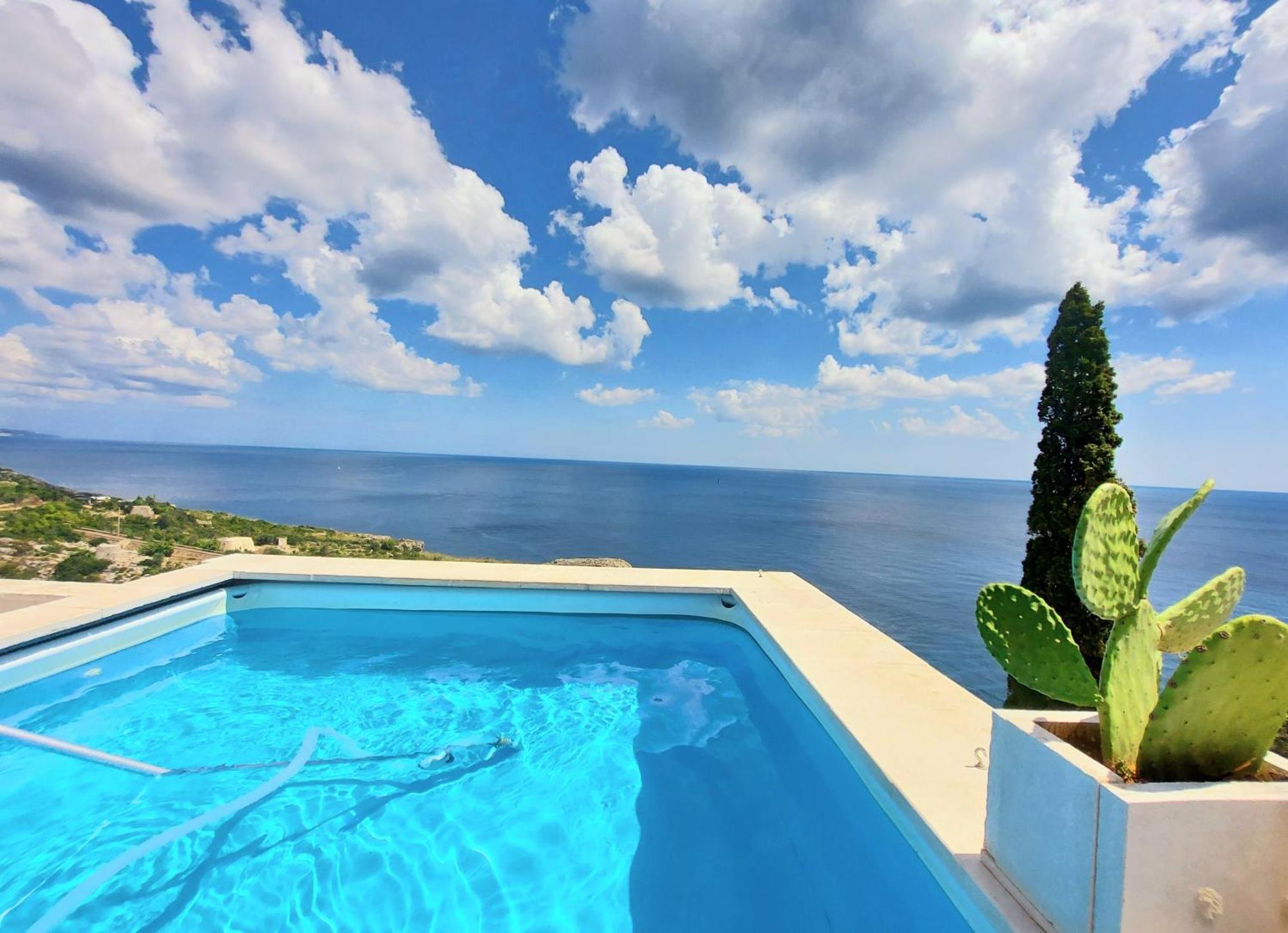 Blu Suite Cottage Sul Mare E Swimming Pool Tricase Exteriér fotografie